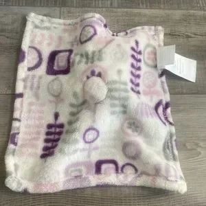 Little Miracles Bunny Baby Security Blanket Lovey Purple White Pink Costco
